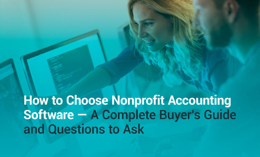 how to choose nonprofit accounting software