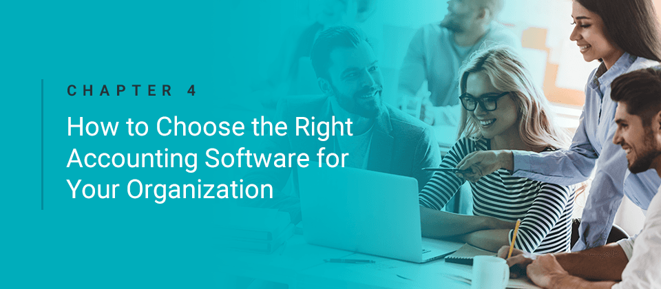 how to choose the right accounting software for your organization