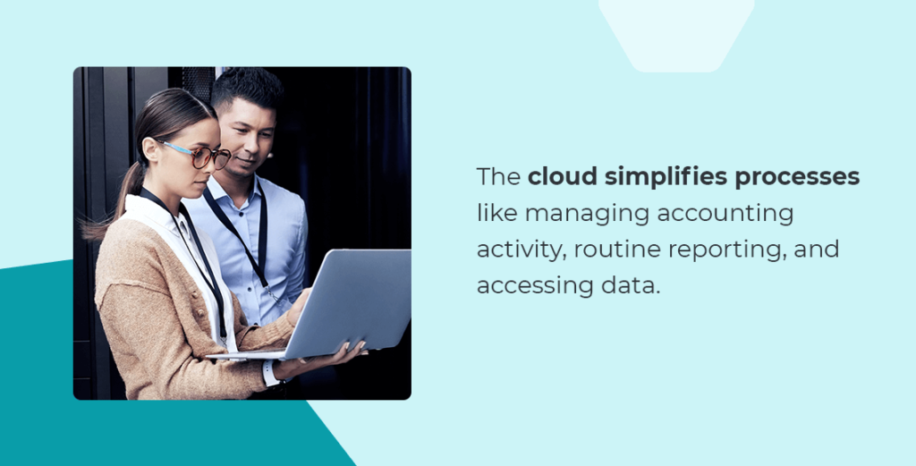 cloud simplifies processes